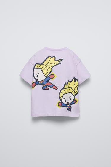T-SHIRT WONDER WOMAN © DC COMICS - Mauve clair de Zara - Image 1