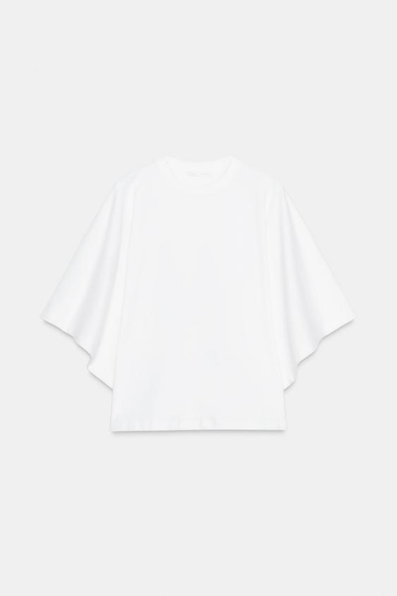 CAPE SLEEVE T-SHIRT