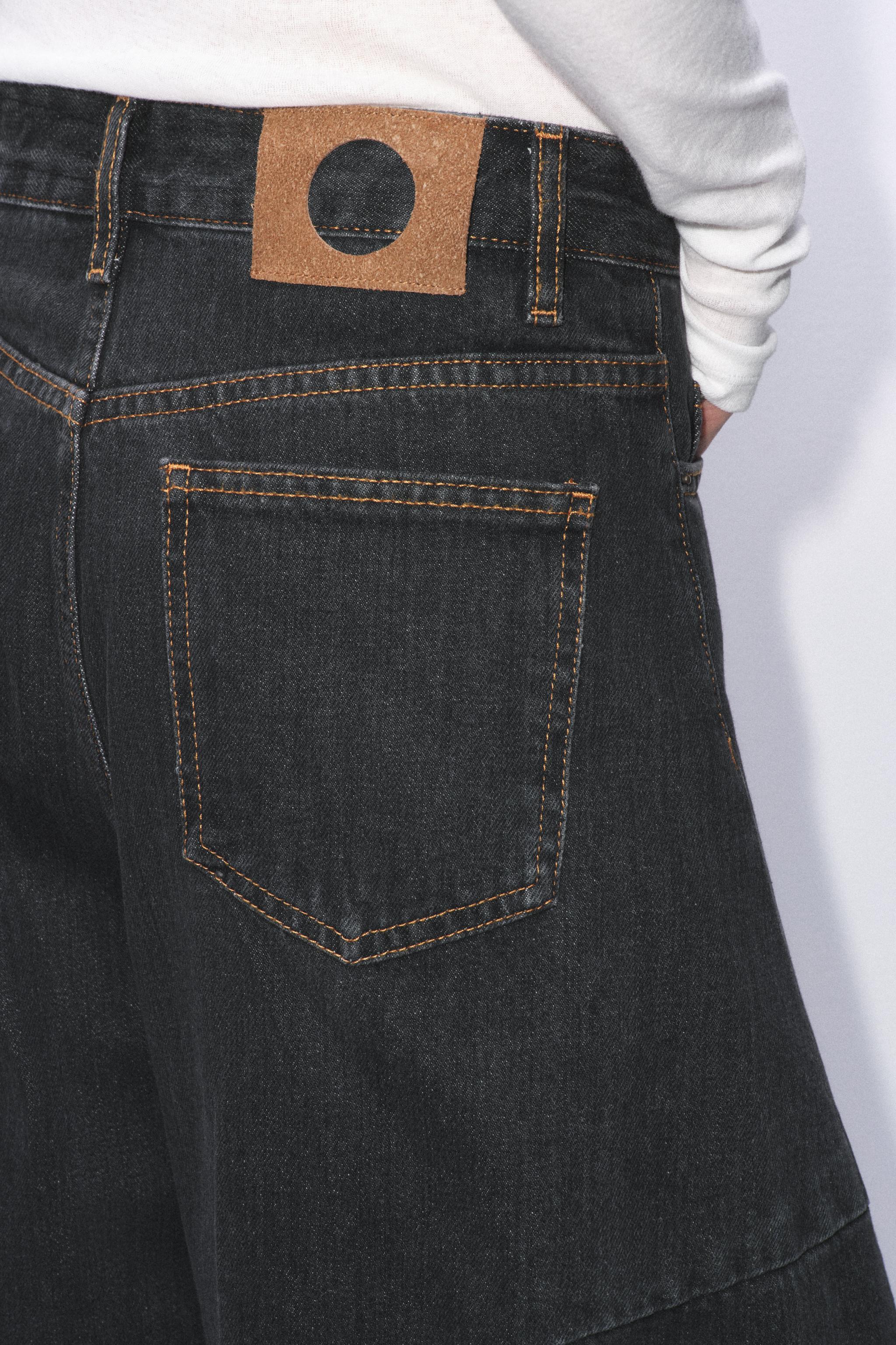 ZW COLLECTION MID-RISE ANKLE BALLOON JEANS