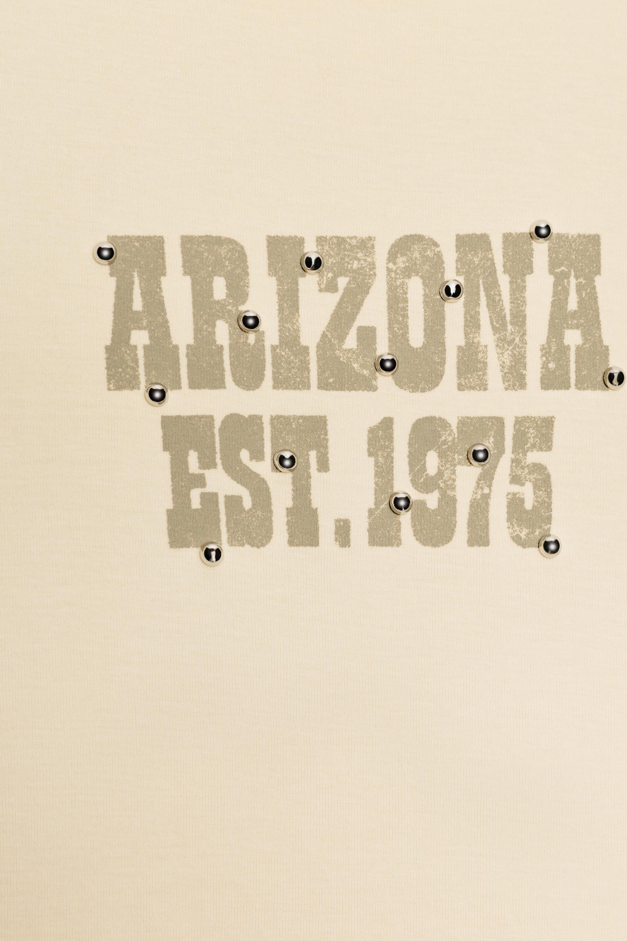 TEXT STUD T-SHIRT