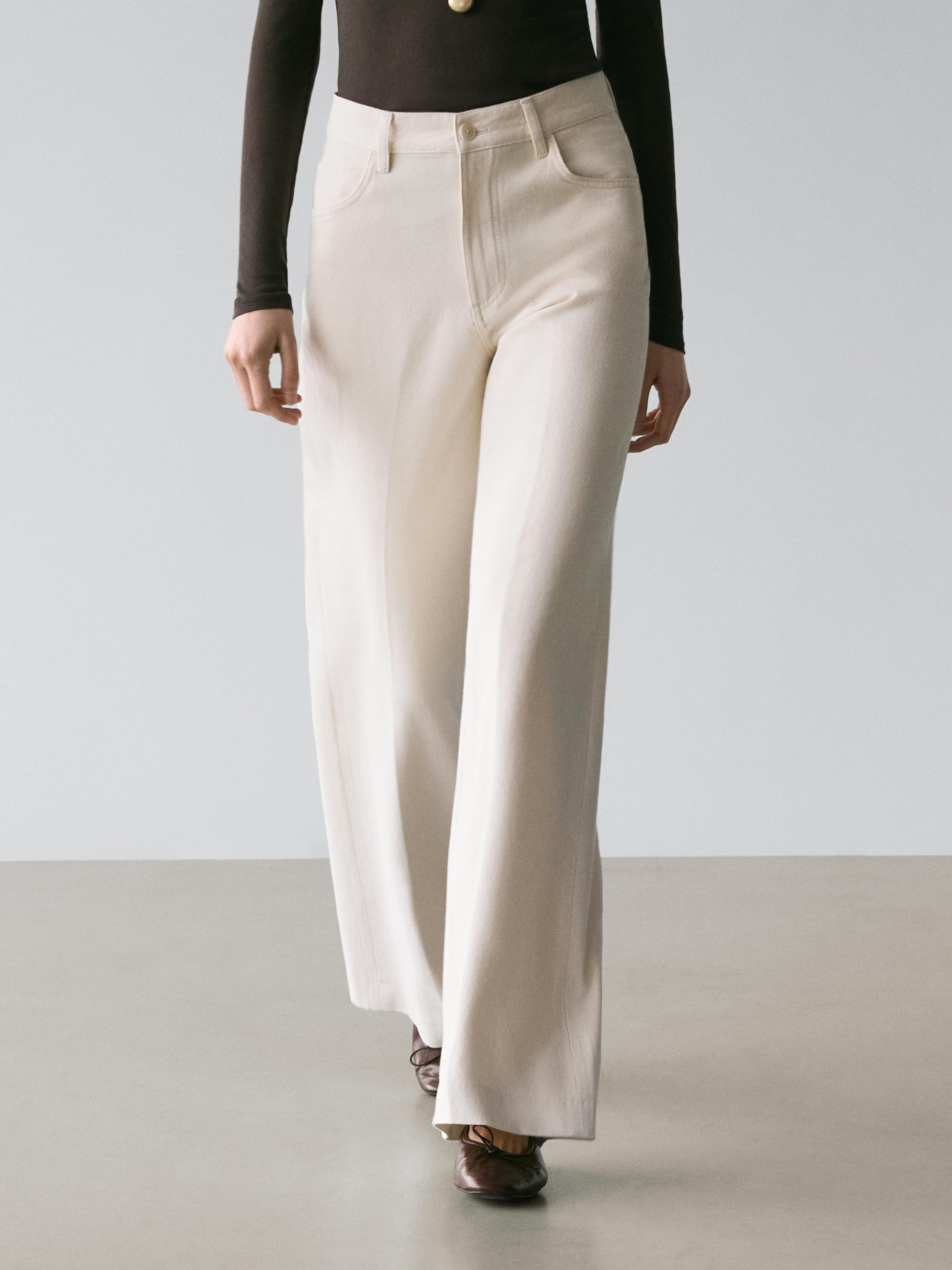 Jean palazzo taille haute