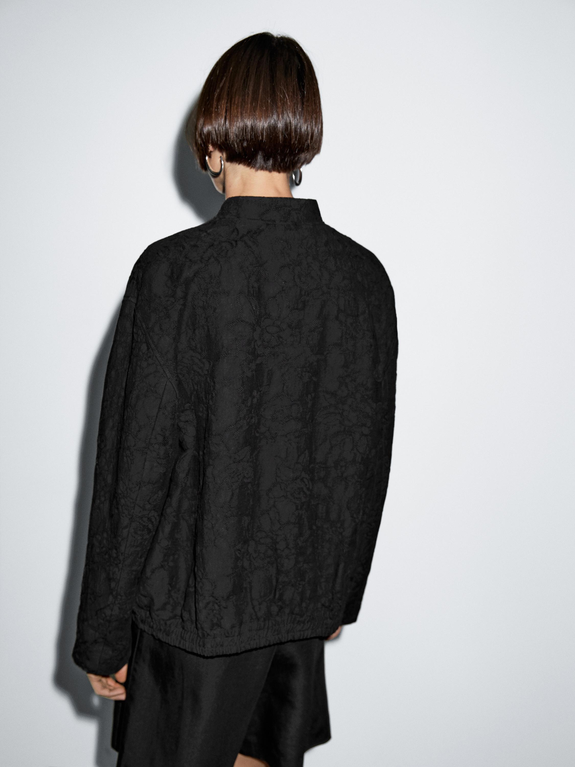 Veste bomber oversize 100 % coton