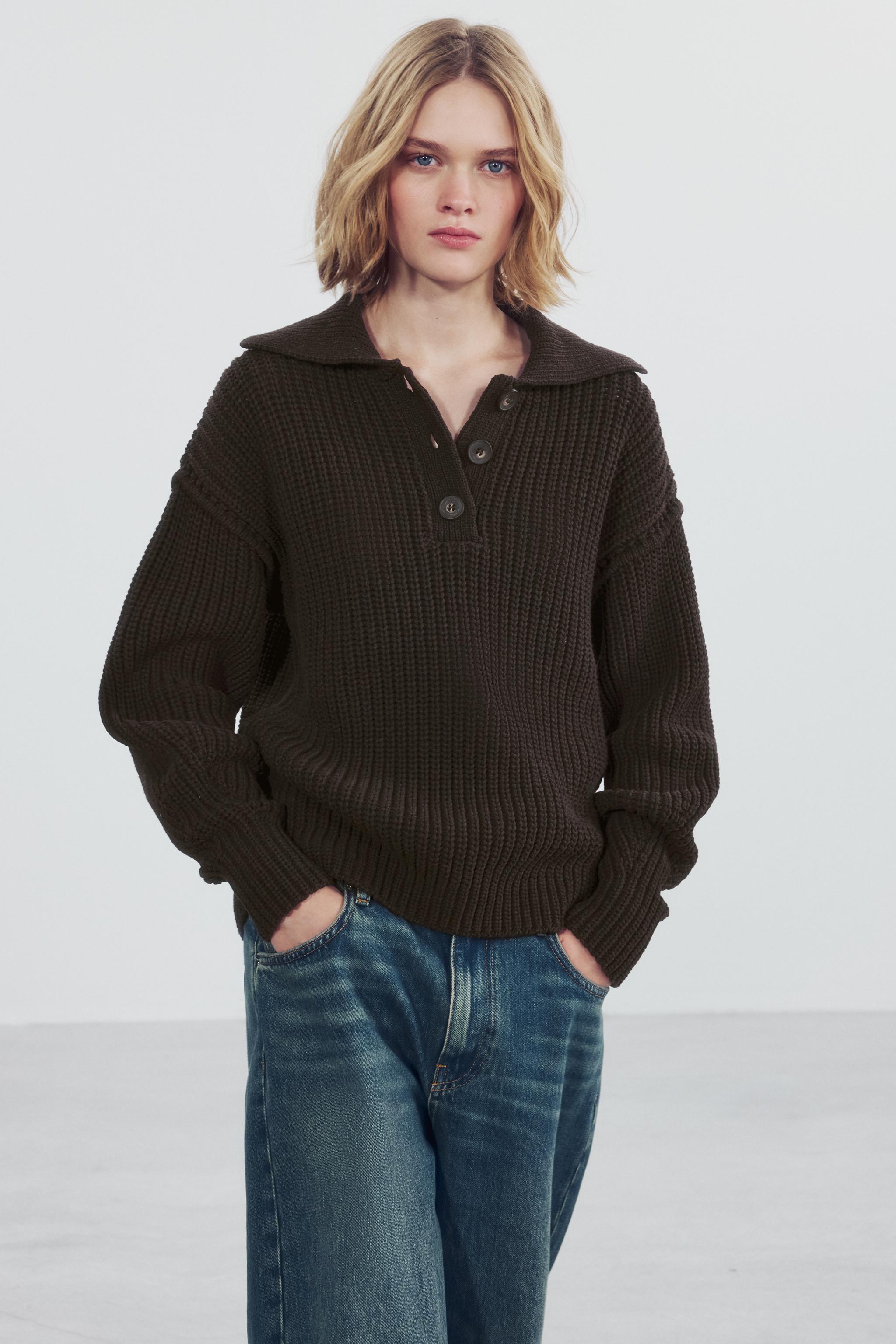 PULL POLO EN MAILLE