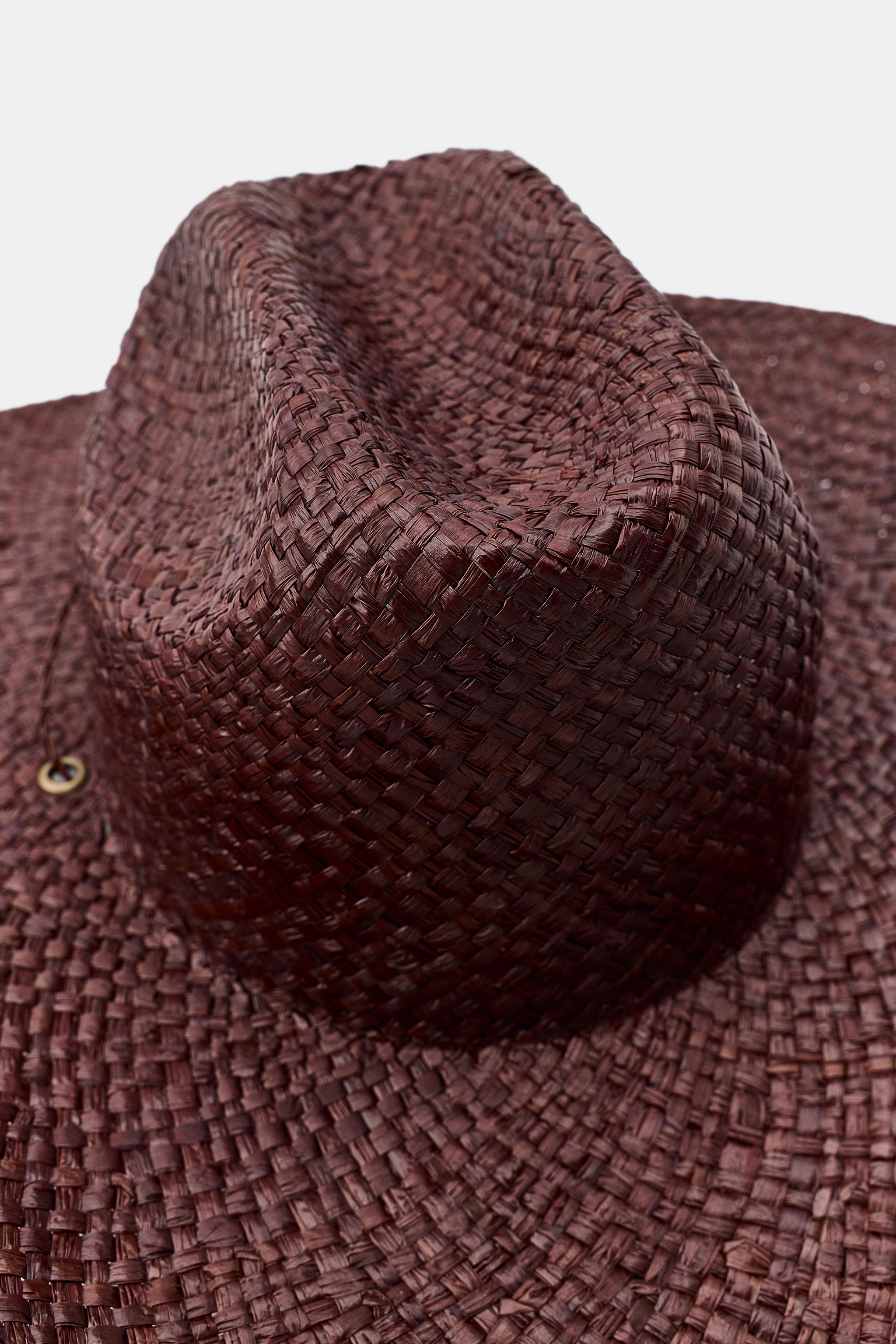 CHAPEAU COWBOY 100 % RAPHIA