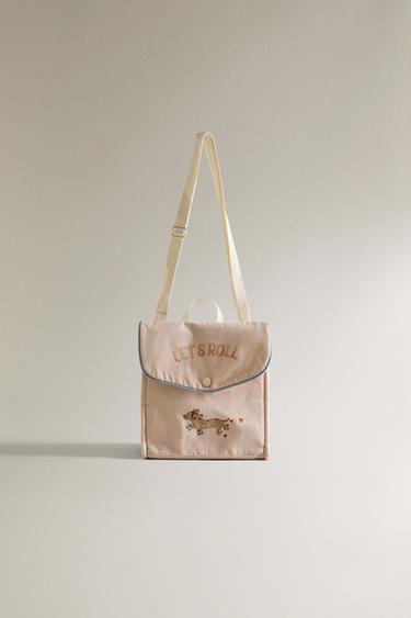 Zara CHILDREN'S SKATING DOG LUNCH BOX - Yellow