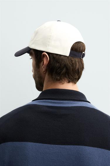 COMBINATION EMBROIDERY CAP - Ecru by Zara - Image 2