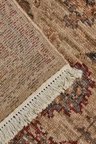 TAPIS LAINE IMPRIMÉ GÉOMÉTRIQUE - Multicolore de Zara