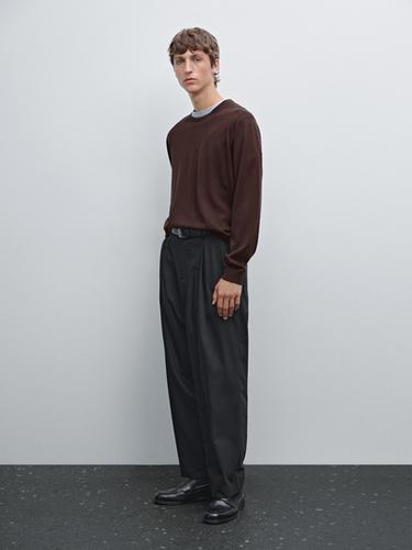 Zara 100% merino wool knit sweater - TYEFUXIA