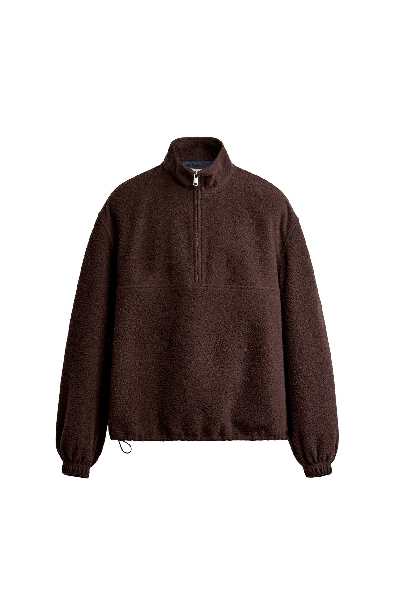 WOOL BLEND POUCH JACKET