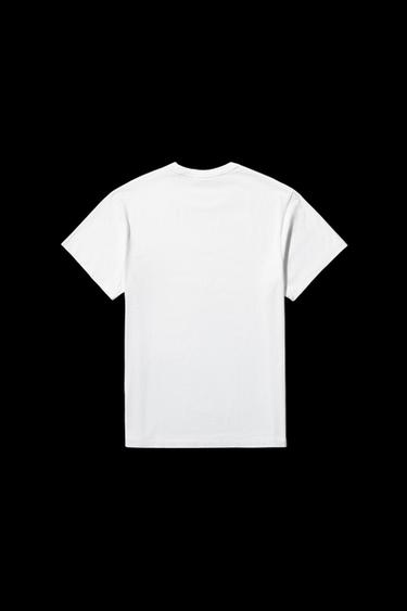 WASHED SLIM FIT T-SHIRT - White by Zara