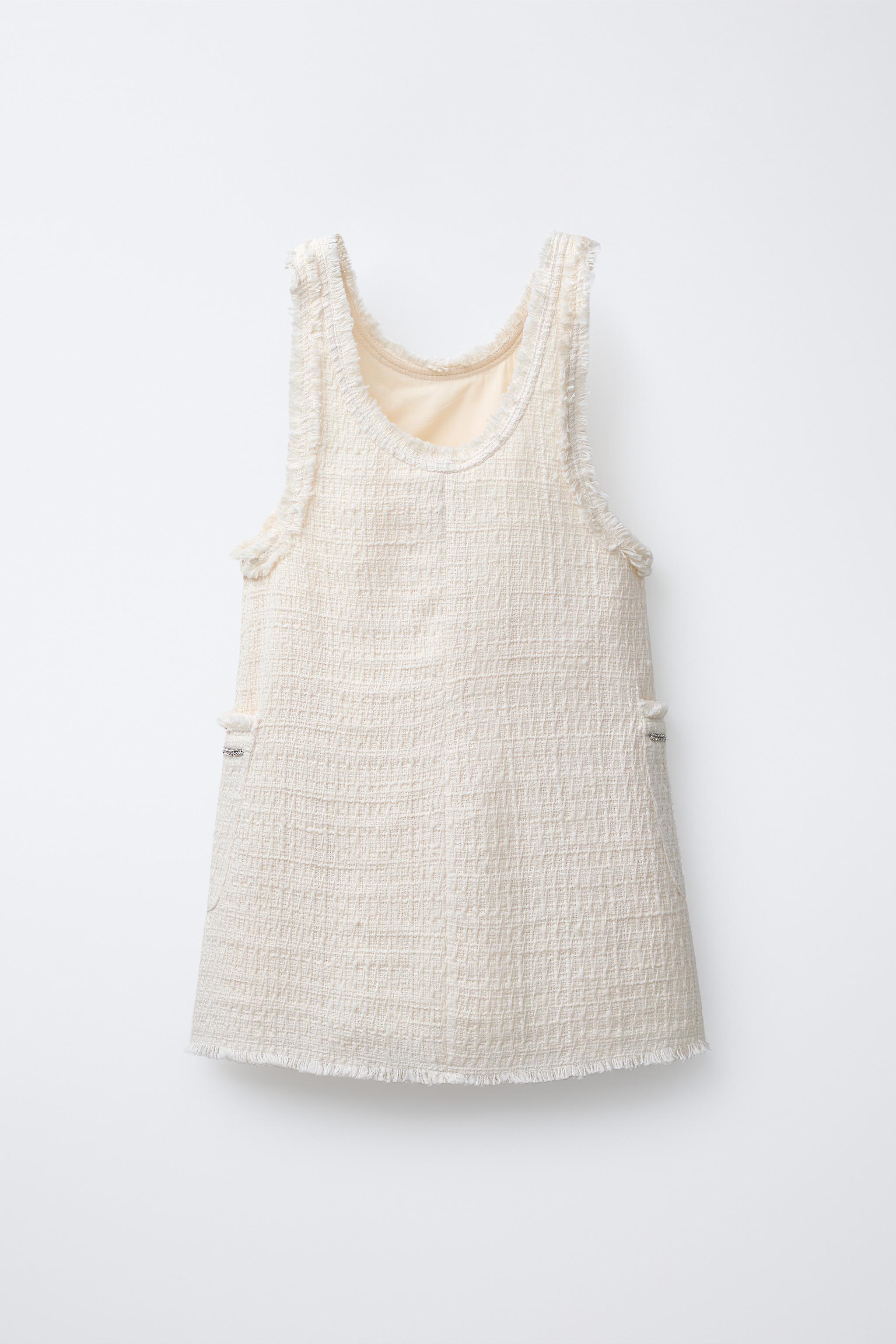 SHIMMER TEXTURED PINAFORE DRESS