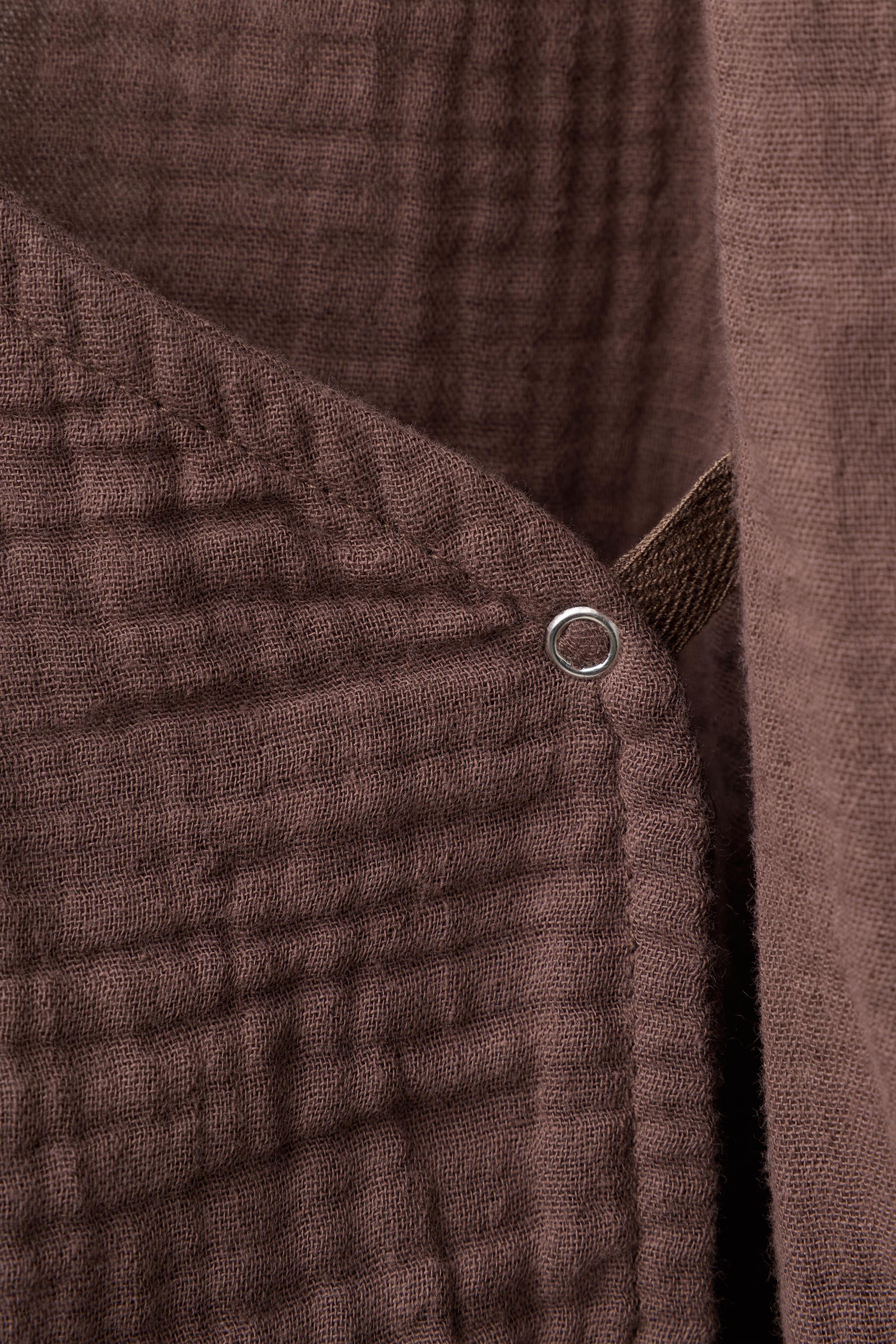 Детские комбинезоны Zara TEXTURED WRAP ROMPER — фото 5