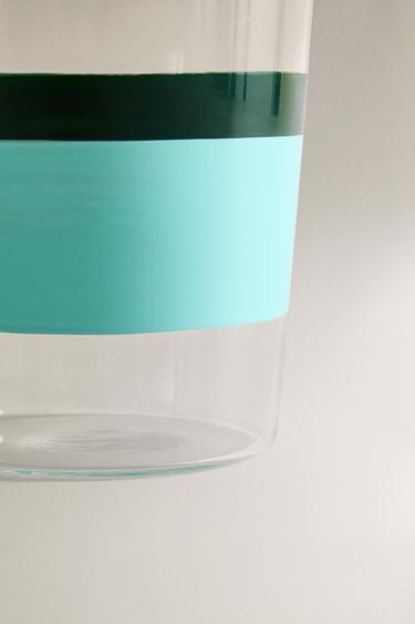 VERRE BOROSILICATE RAYURES X COLLAGERIE - Bleu de Zara - Image 3
