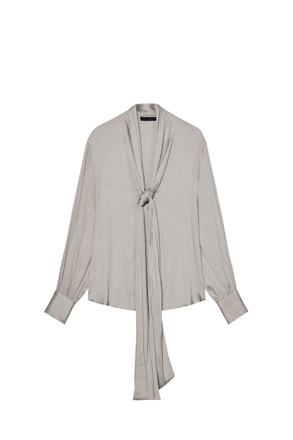 ZW COLLECTION TIED NECKLINE BLOUSE - image 3