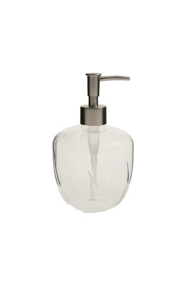 BOROSILICATE GLASS BATHROOM DISPENSER - Transparent by Zara