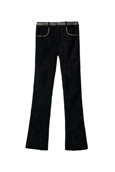 FLARED STUDDED TROUSERS - LIMITED EDITION
