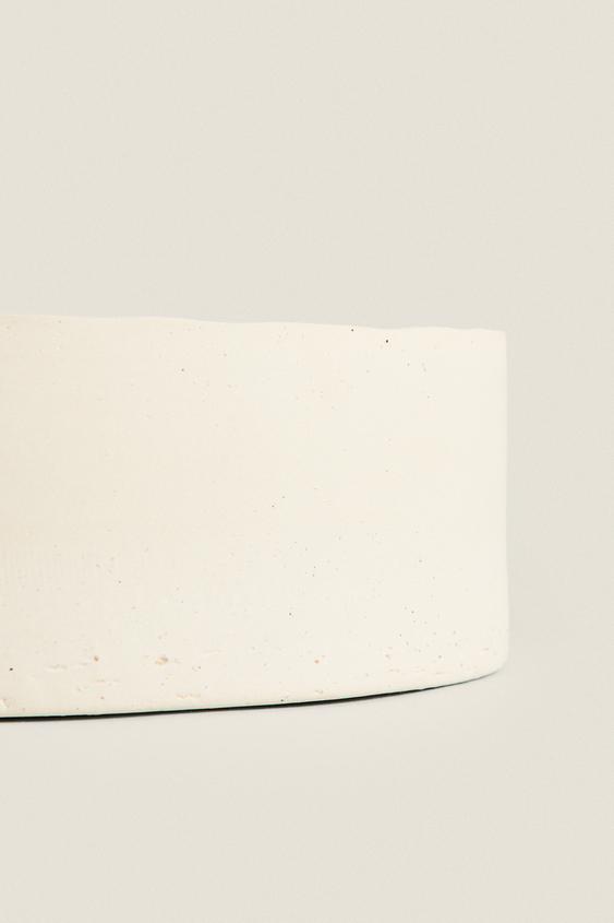 BOUGIE DÉCORATIVE CÉRAMIQUE - Blanc de Zara - Image 4