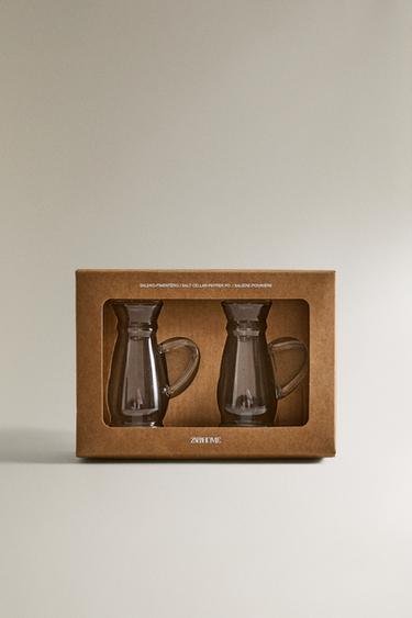 BOROSILICATE SALT AND PEPPER SHAKER SET - Transparent by Zara - Image 3
