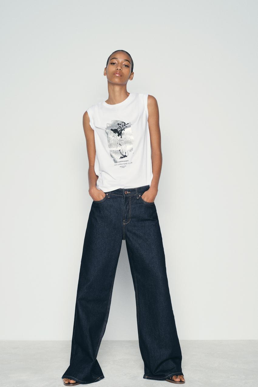 METALLIC-T-SHIRT - Silber | ZARA Deutschland / Germany 