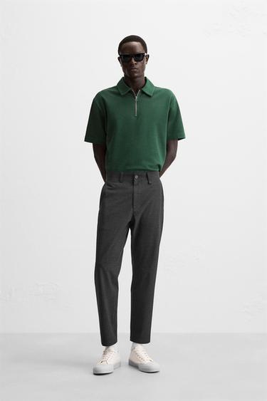 PANTALÓN ESTRUCTURA CONFORT - Gris Antracita de Zara - Imagen 0