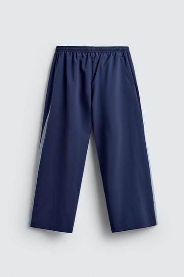 TECHNICAL TROUSERS WITH TAPING - Bluish by Zara - Image 7