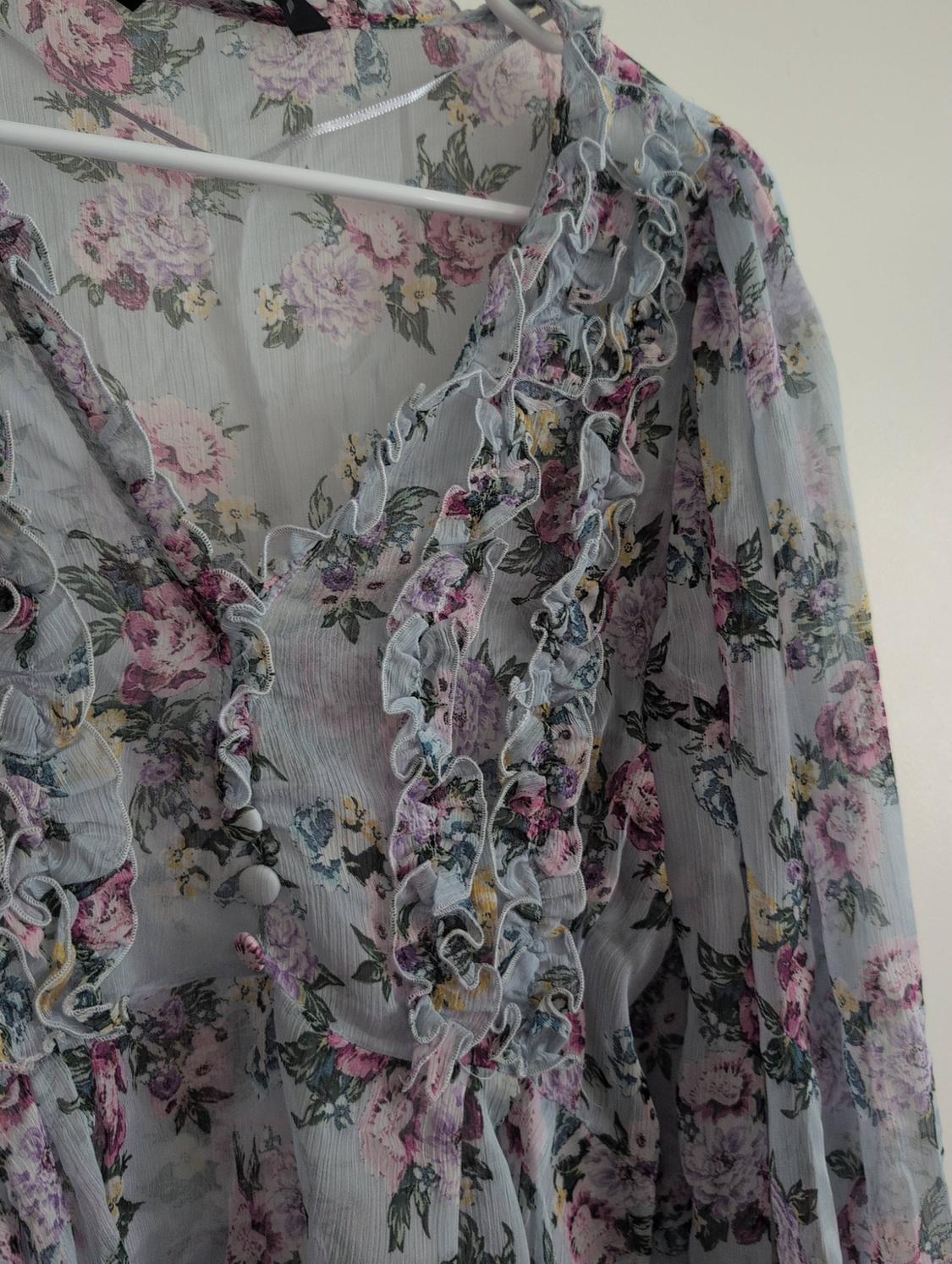 FLORAL BLOUSE - Image 3