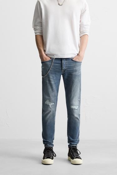 JEANS SKINNY FIT BELEL - Mid-blue dari Zara