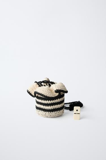 CROCHET CROSSBODY BAG - White by Zara - Image 5