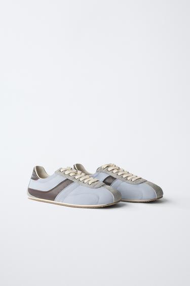 CONTRAST TRAINERS - Grey by Zara - Image 1