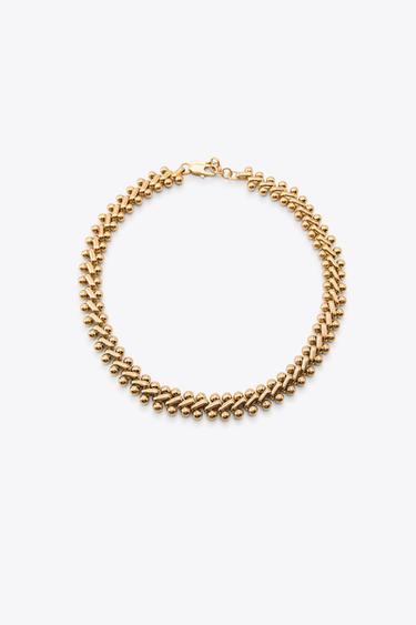 PACK DE 3 COLLIERS CHAÎNE LACET CHARMS - Doré de Zara - Image 5