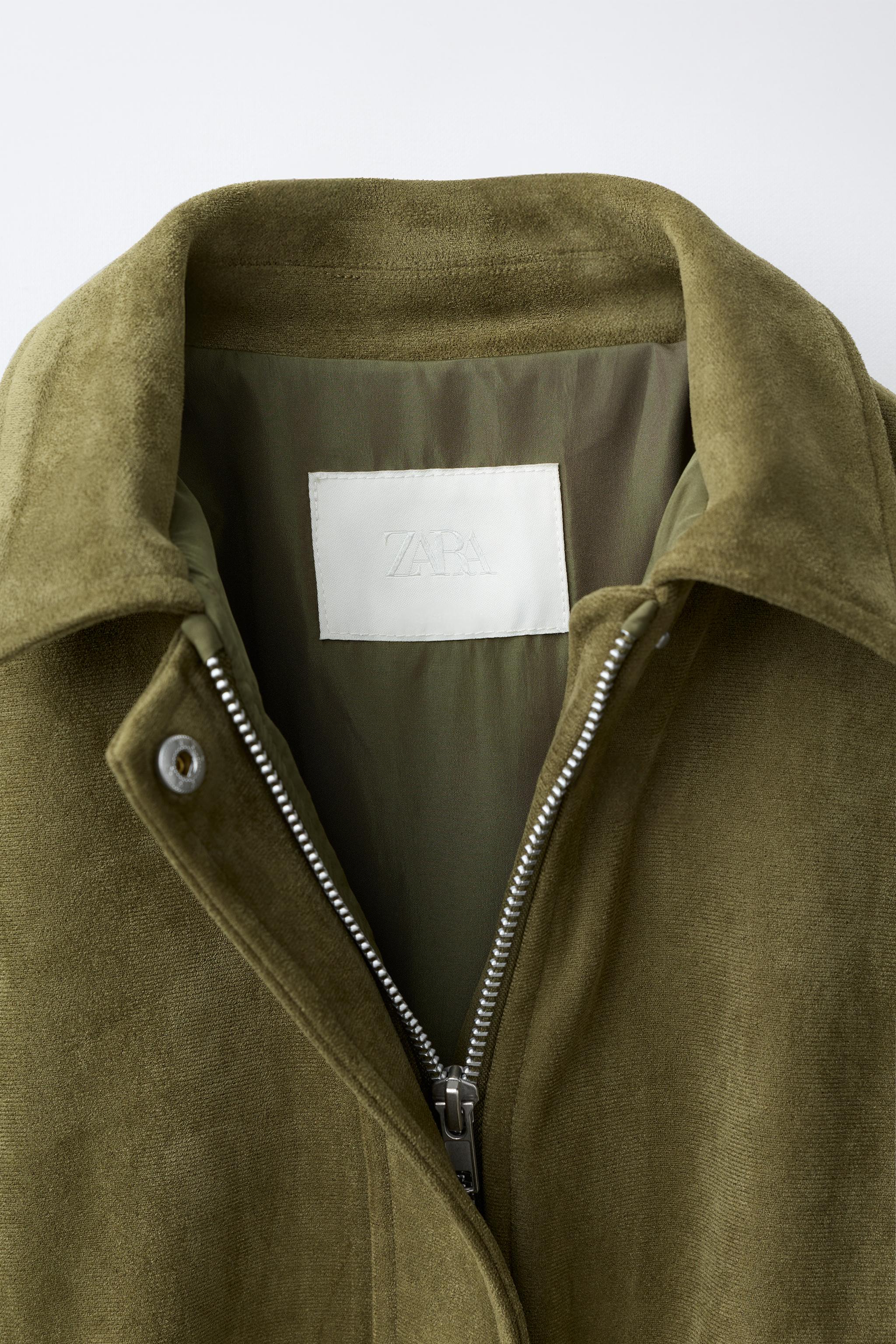 BLOUSON BOMBER EFFET DAIM