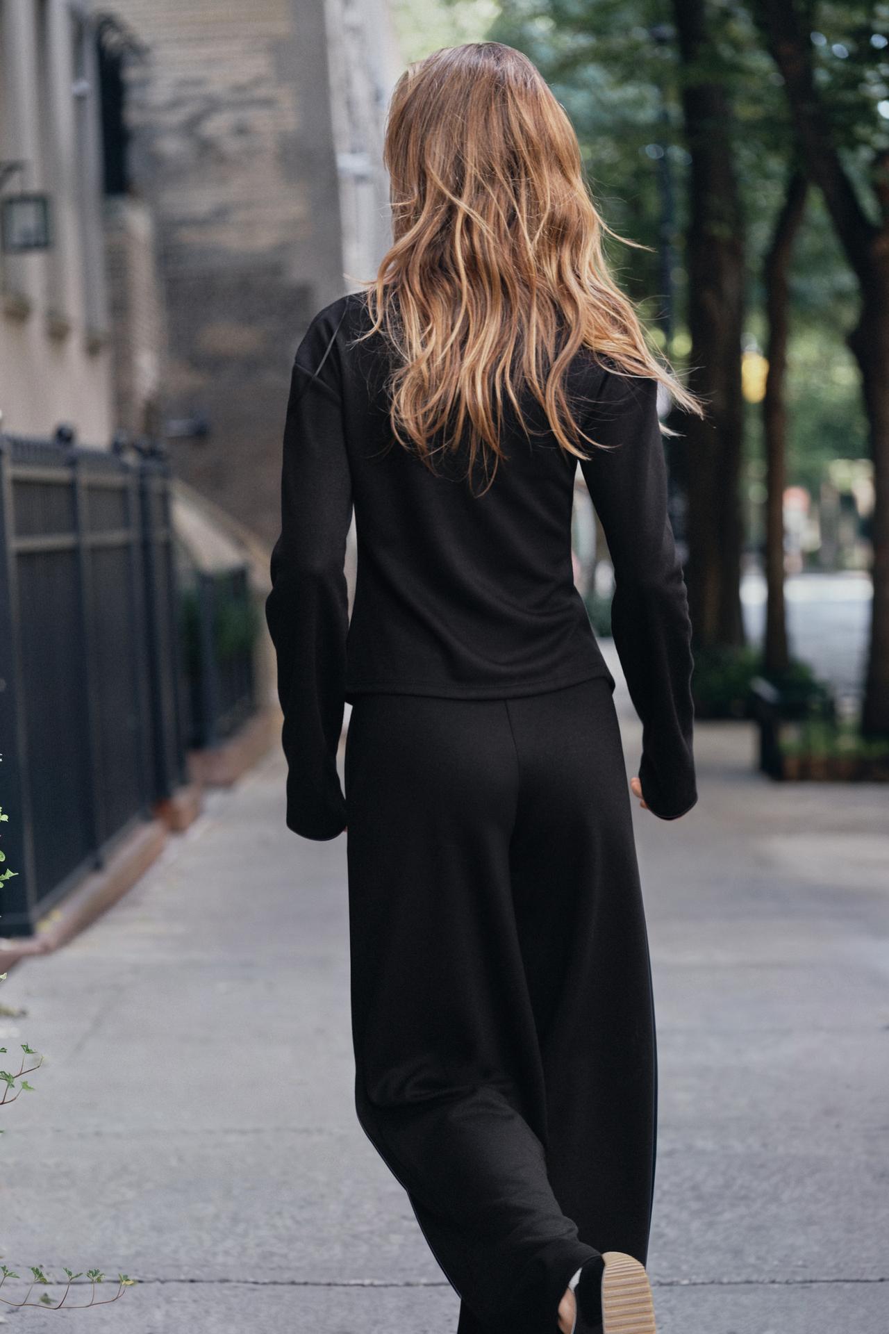 SOFT PANTS — Black