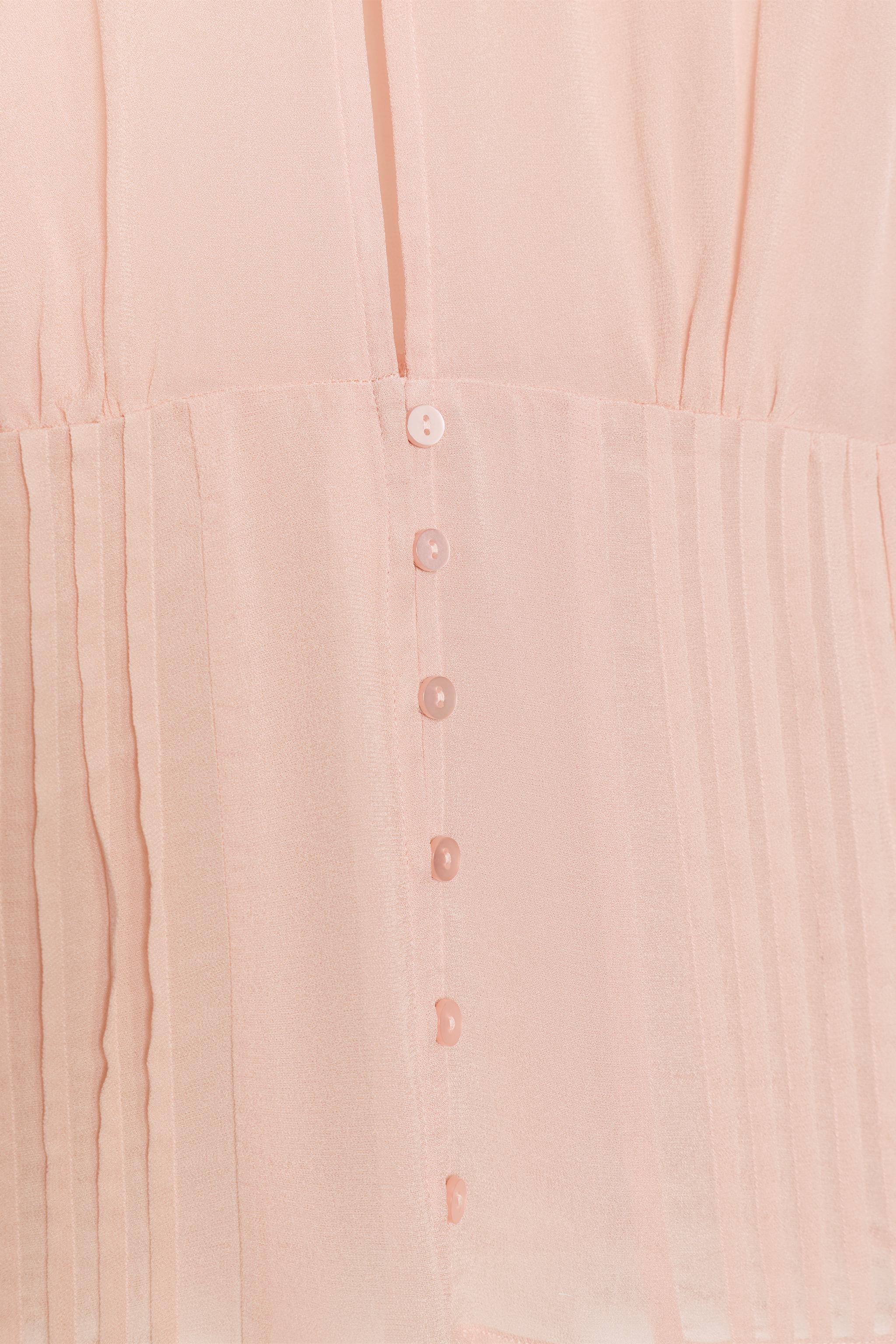 SEMI-SHEER GEORGETTE TOP