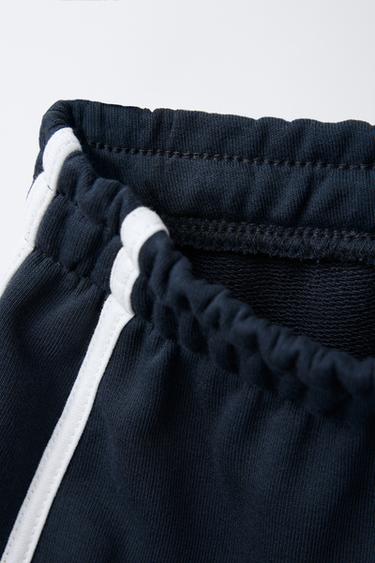 VARSITY PRINT PLUSH BERMUDA SHORTS - Anthracite grey by Zara - Image 2