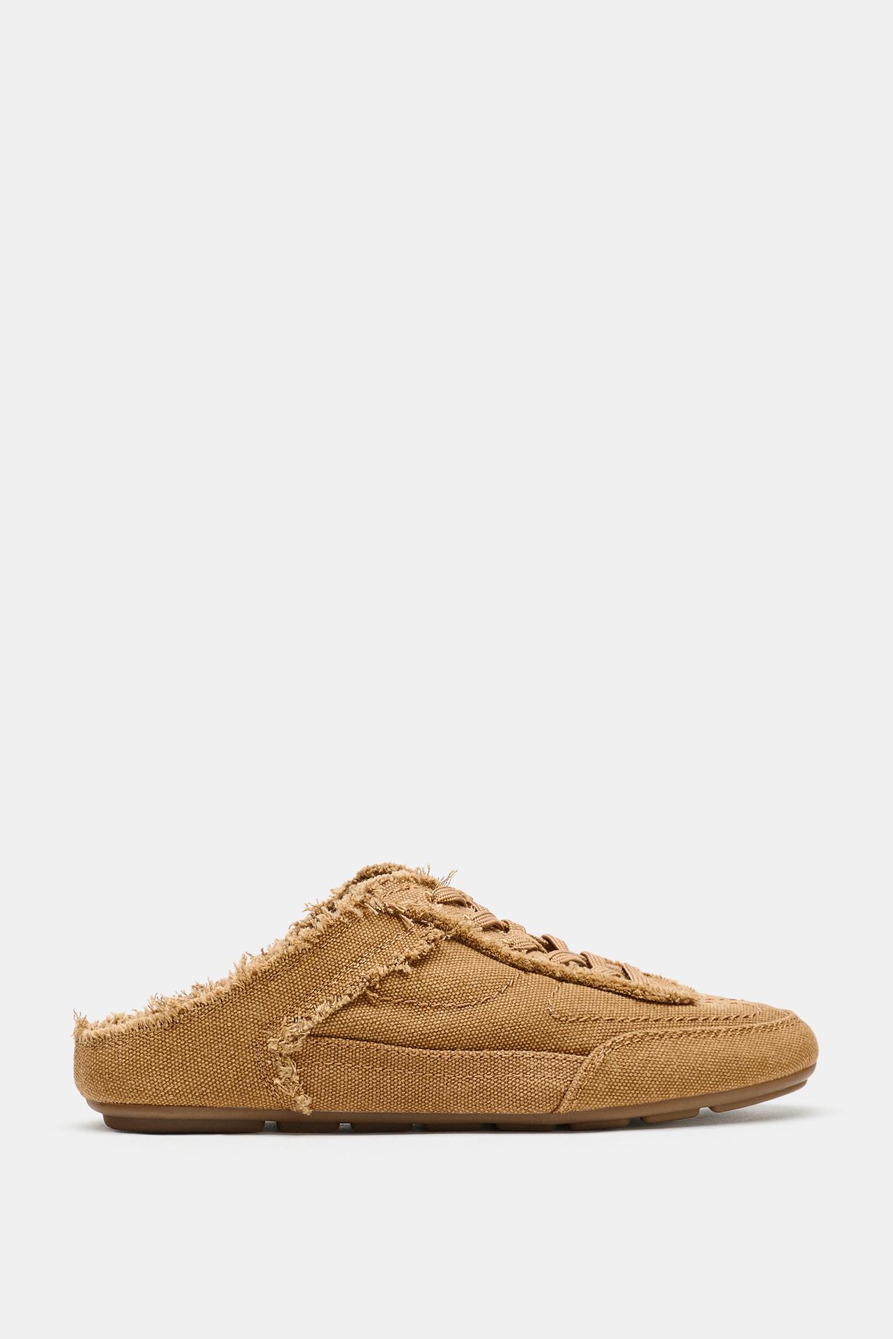 SLINGBACK TRAINERS — Brown