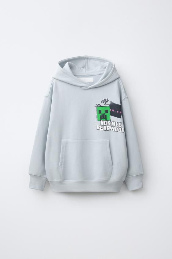 MINECRAFT © MOJANG AB. HOODIE - Blue de Zara - Imagen 0