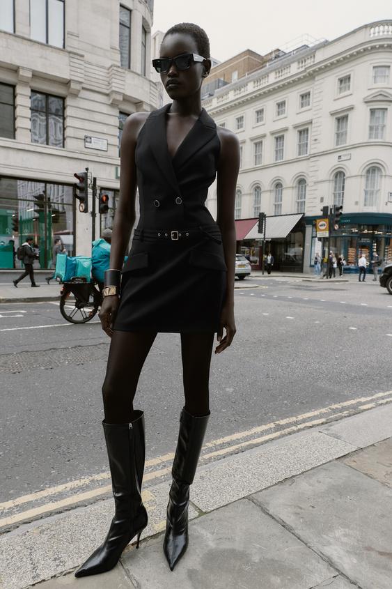 MINI BLAZER EFFECT DRESS