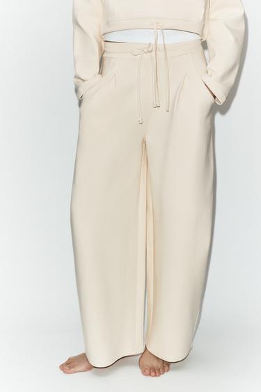 INTERLOCK BALLOON TROUSERS - Butter by Zara - Image 2