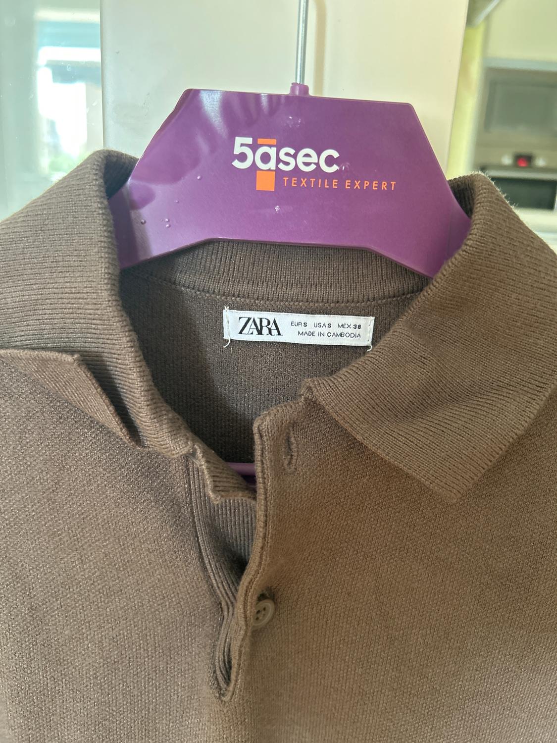 VISCOSE BLEND KNIT POLO SHIRT - Image 3