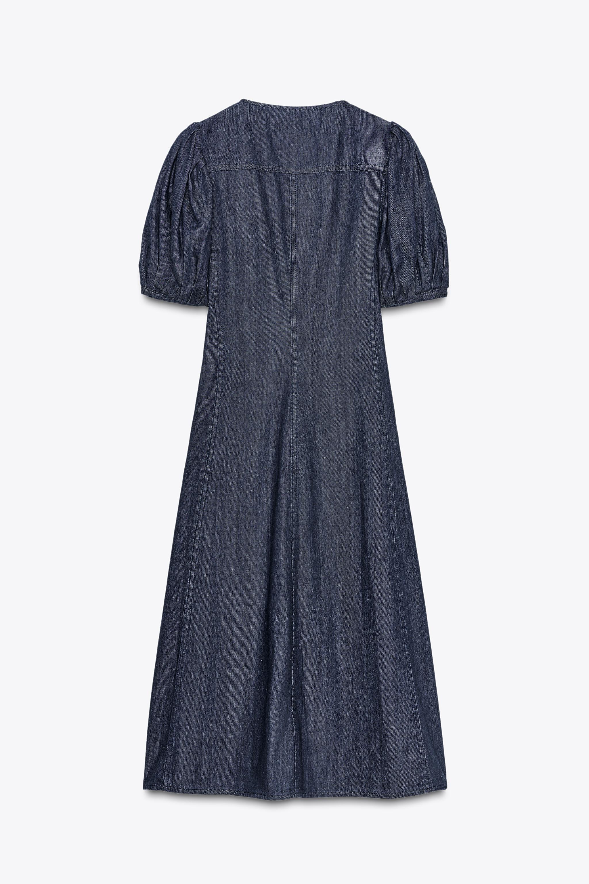 ZW COLLECTION デニムワンピース - ブルー | ZARA Japan / 日本