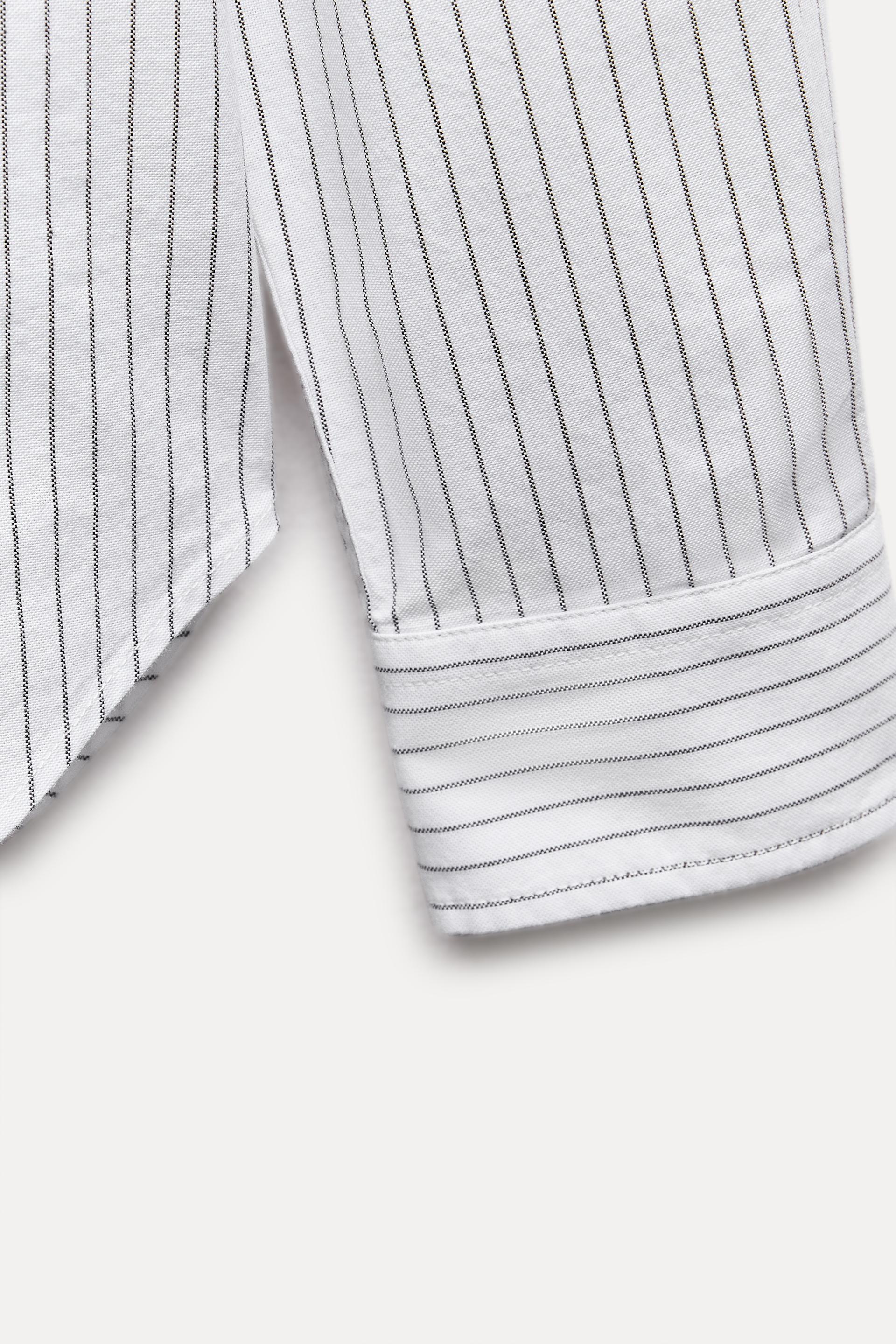 ZW COLLECTION STRIPED OXFORD SHIRT - striped