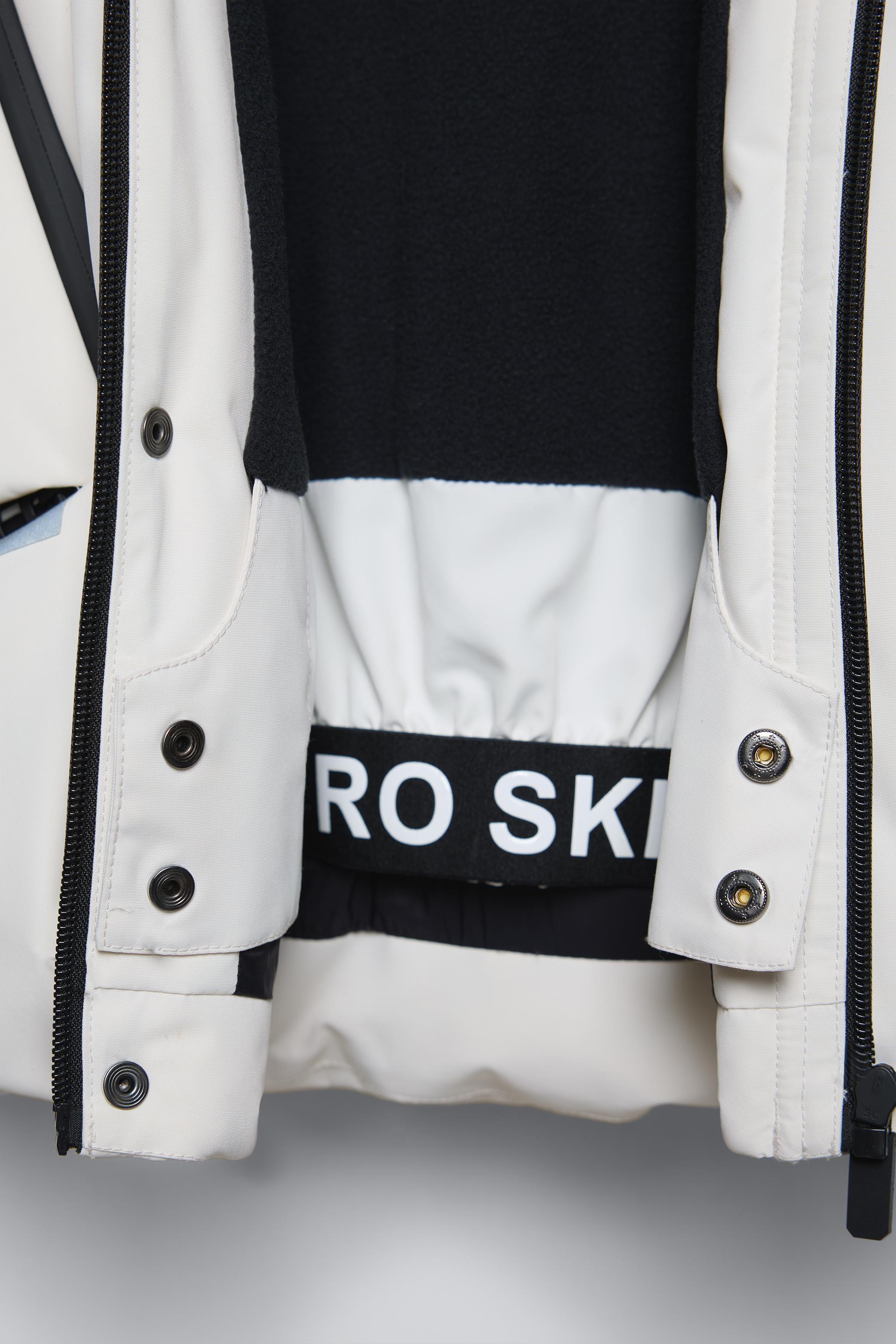 ZARA ウォーター＆ウィンドプルーフ SKI COLLECTION  白　S WATER REPELLENT AND WINDPROOF HOODED SNOW JACKET SKI