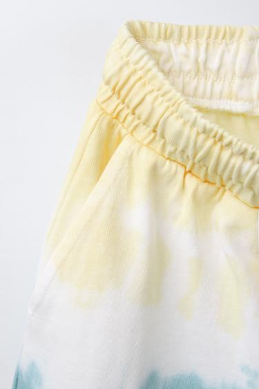 TIE-DYE JOGGING BERMUDA SHORTS - Multicoloured by Zara - Image 2