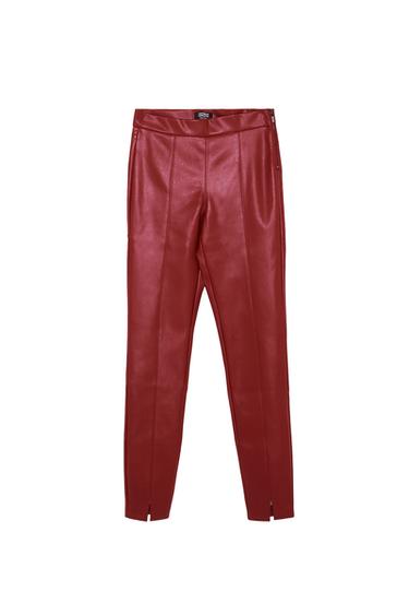 FAUX LEATHER LEGGINGS