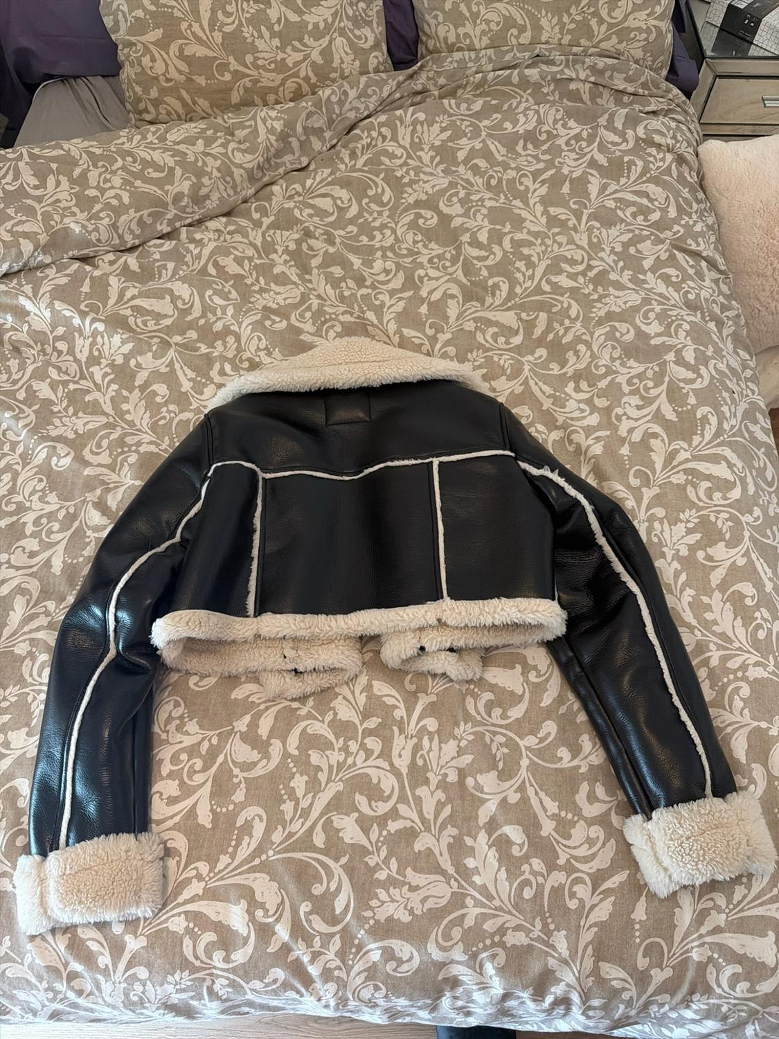 DOUBLE-FACED CROPPED JACKET - Image 4
