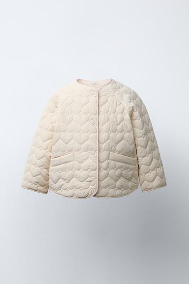 СТЬОБАНА КУРТКА З ЕТИКЕТКОЮ WATER REPELLENT - Сіровато-бежевий колір Zara
