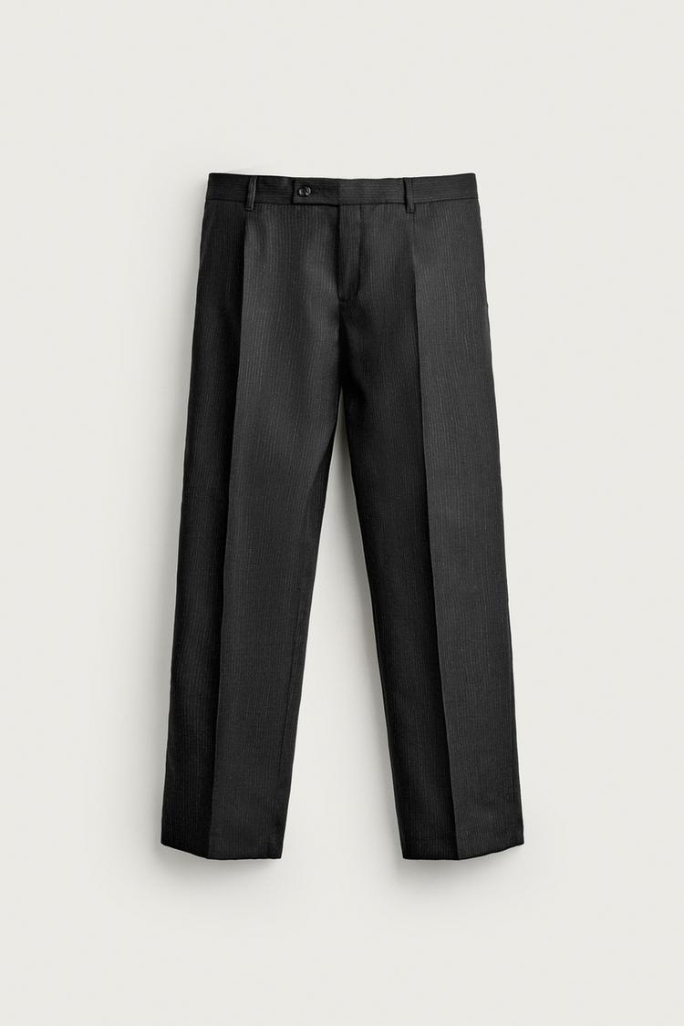 100% WOOL MANTECO® SUIT TROUSERS