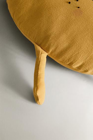 LIMONCELLA X THE ANIMALS OBSERVATORY KIDS’ CUSHION - Yellow by Zara - Image 2