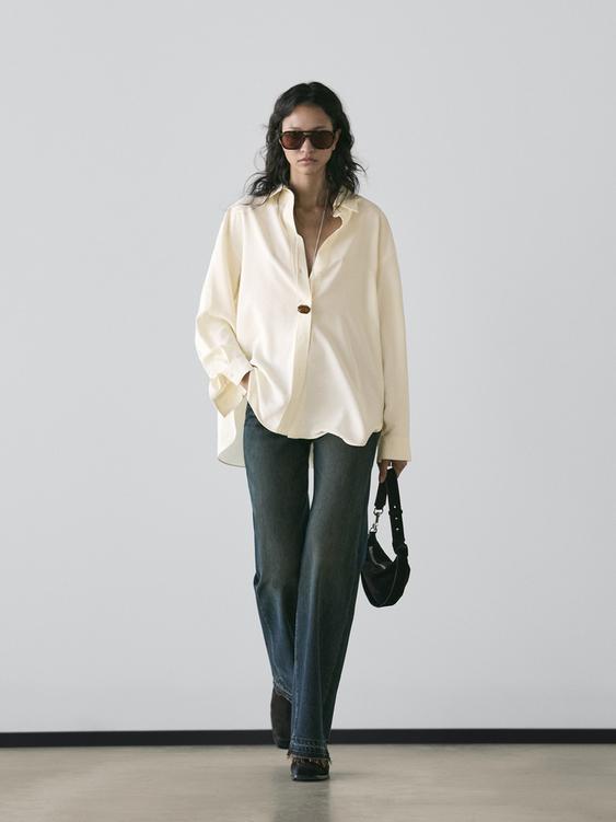 Oversize long sleeve shirt