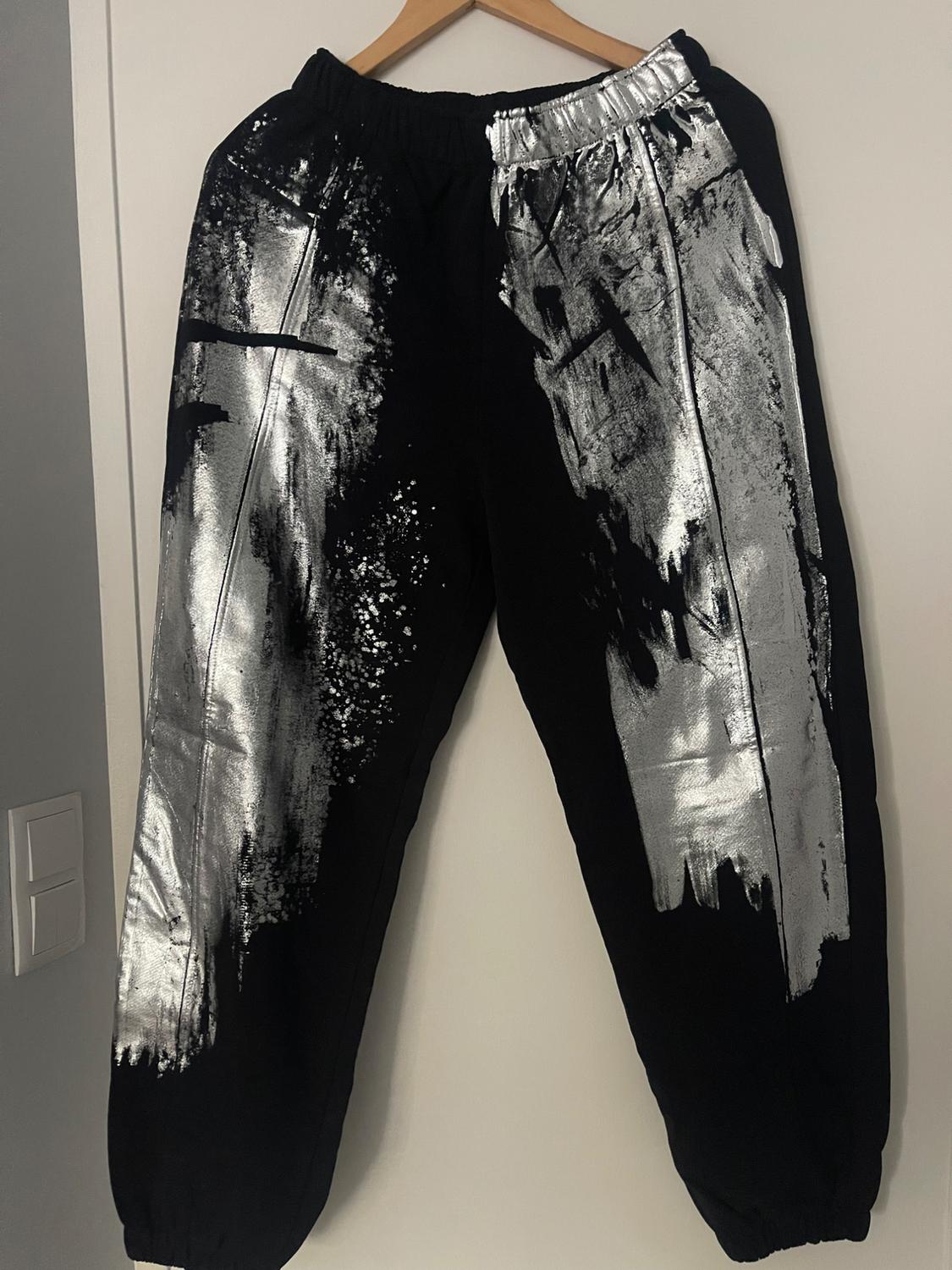 FOIL JOGGER TROUSERS